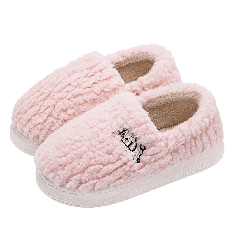 Cozy Thick-Soled Cotton Slippers - Indoor Anti-Slip Warmth