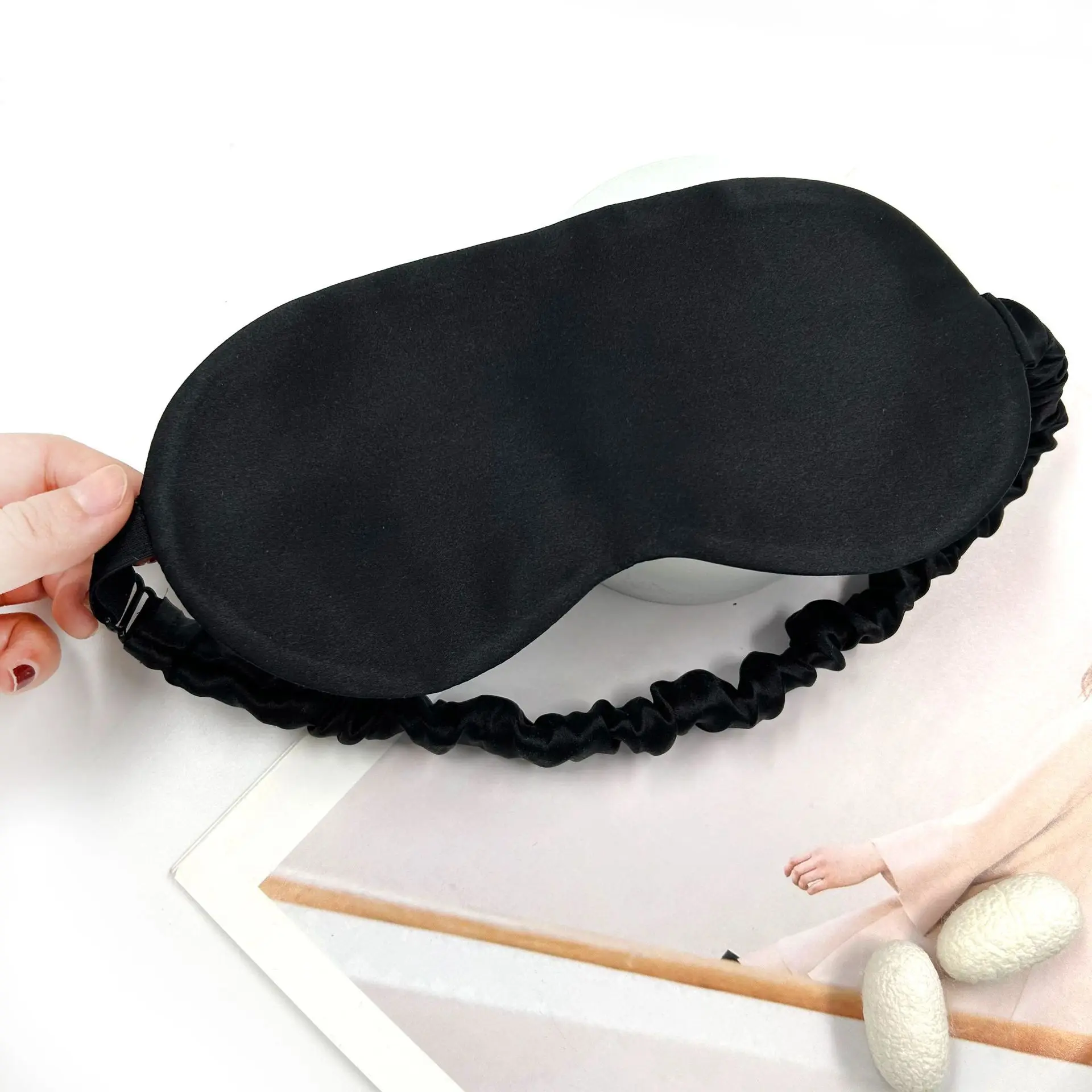 Maschera per dormire in pura seta di gelso al 100% per dormire maschera per gli occhi in seta 100% seta naturale per dormire  15