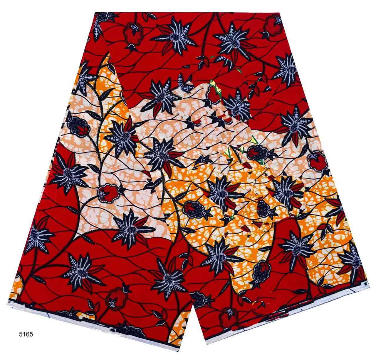 100% Cotton 6yards African Wax Fabric Veritable Wax Nigerian Ankara Block Prints Batik Fabric Hollandais Dutch Pagne 2