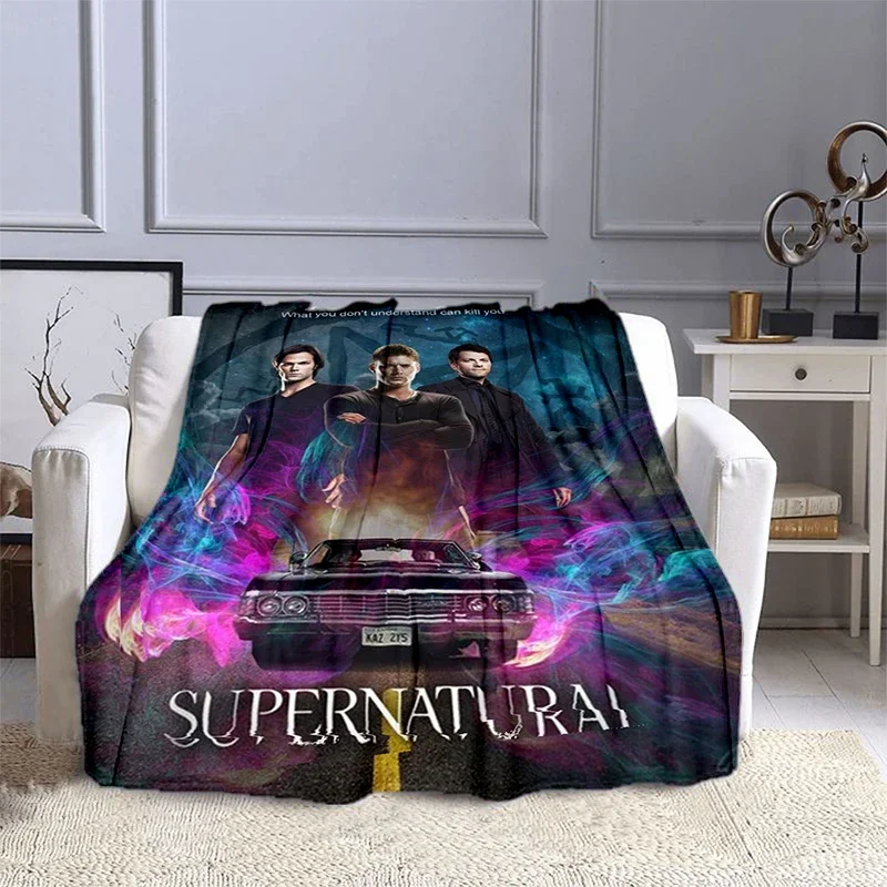

Movie Supernatural - Evil Power Printed Blanket, Fashion Warm Flange Blanket, Picnic Blanket, Bed Blanket, Birthday Gift