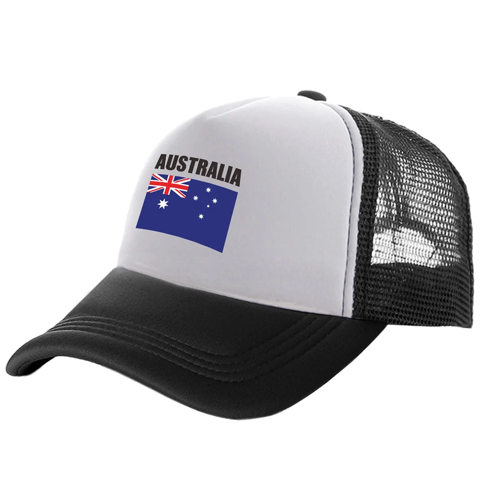 Australien Trucker Caps Männer Australien Hut Baseball Kappe Kühlen Sommer Unisex Mesh Net Caps – Detail 4