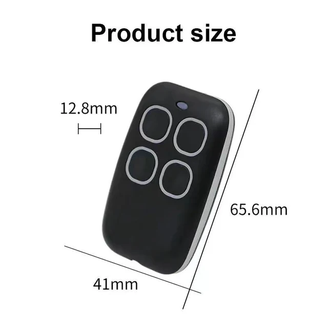 Garage Door Remote Control Duplicator 286MHz-868MHz Multi-Frequency Code Grabber Clone Gate Key Fob Command Hand Transmitter 6