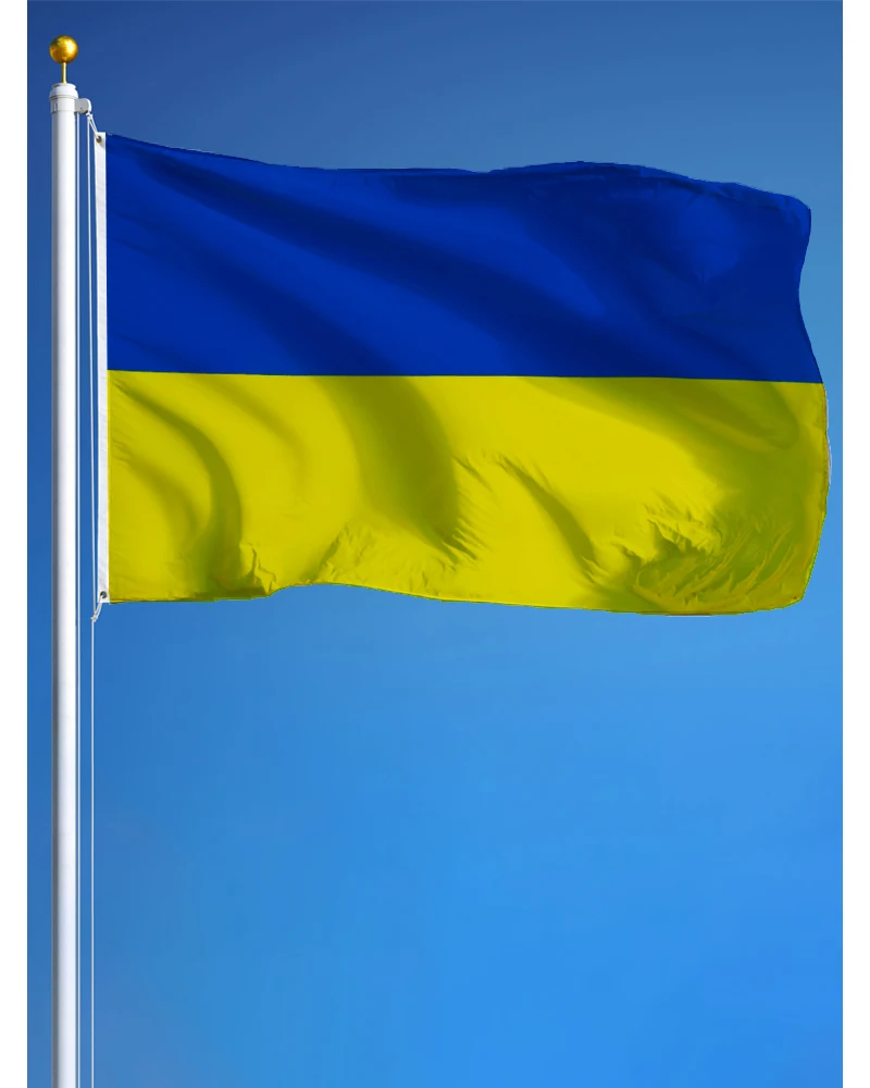 60X90Cm 90X150Cm Ua Ukr Ucraina Bandiera Per La Decorazione Bandiera 2X 3Ft/3 X5Ft La Bandiera Nazionale
