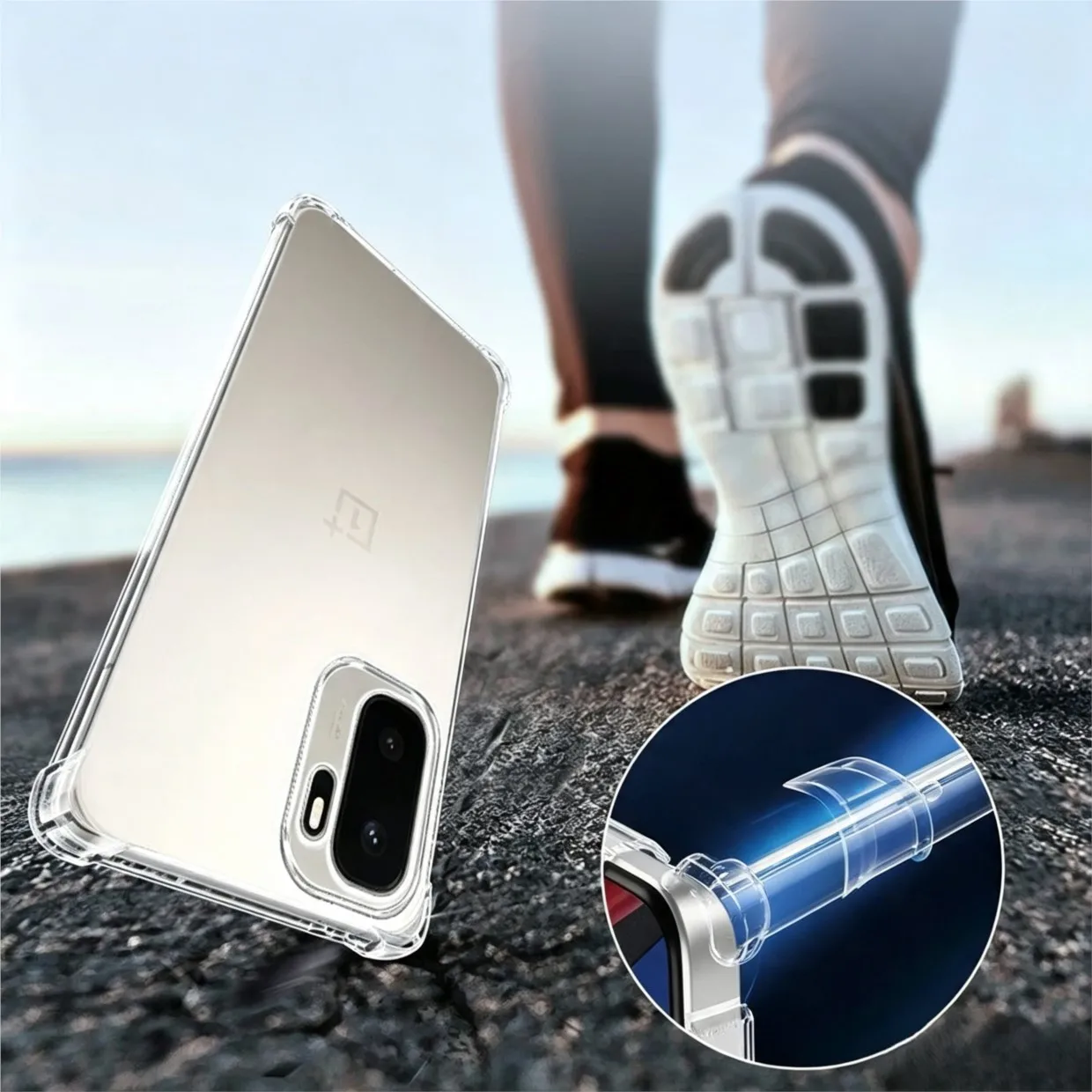Ultra-Thin Transparent Shockproof Phone Case - Clear Protective Shell