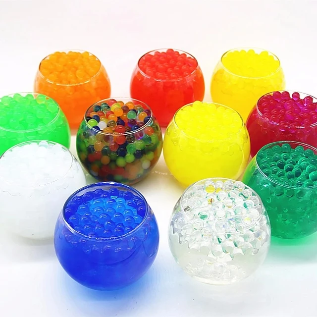 6000pcs Soil Crystal Water Beads Hydrogel Orbiz Balls Grow In Water Gel  Plant Home Decor Growth Water Ball Kids Toys 50%