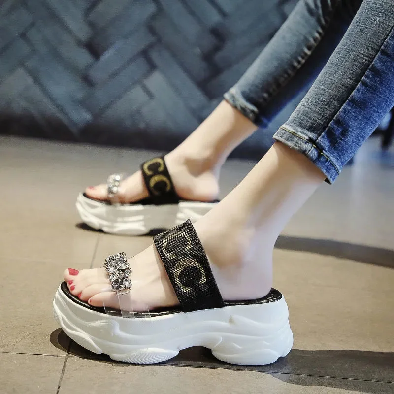 

2023 Summer Women Wedges Sandals Beach Casual Slippers For Female Platform Open Toe Ladies Shoes Zapatos Mujer Chaussure Femme
