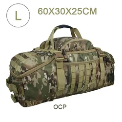 Large Capacity Tactical Backpack - Outdoor Camping and Travel Duffle Bag (L CP)