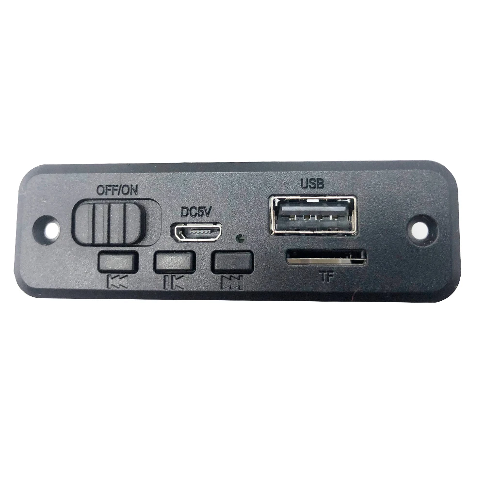 5V Bluetooth 5.0 Car MP3 Player Decoder Board 2*3W Amplifier Wireless FM Radio Module TF USB Handsfree Call