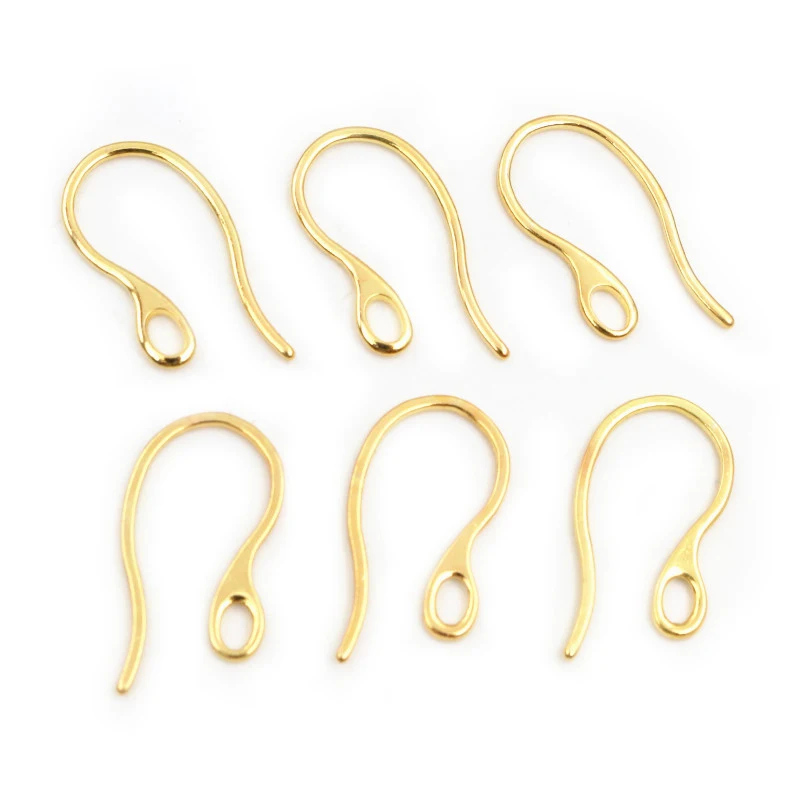 20pcs 22x11mm 316 Stainless Steel Gold Rose Gold DIY Earring Hooks