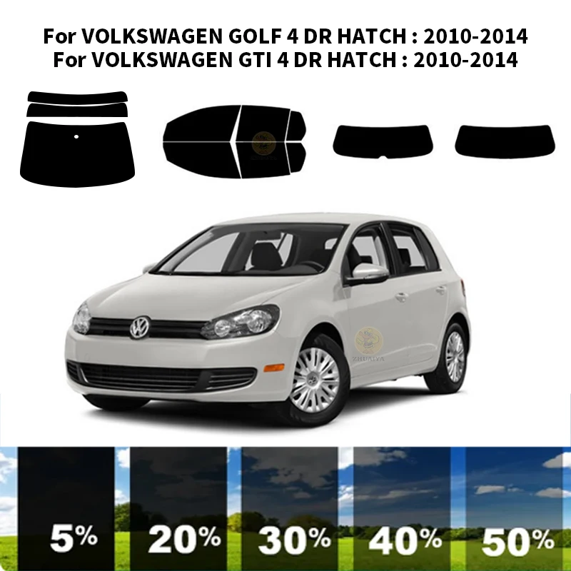 

Precut nanoceramics car UV Window Tint Kit Automotive Window Film For VOLKSWAGEN GTI 4 DR HATCH 2010-2014