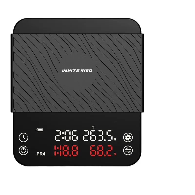 커피 저울 타이머 2kg /0.1g 가정용 드립 주방 에스프레소 저울 타이머 포함, 커피 스케일