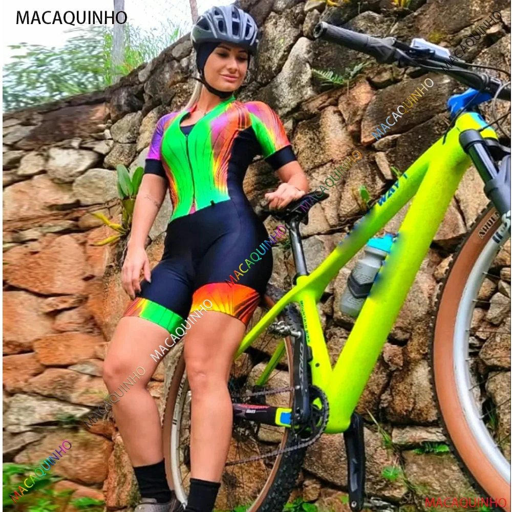 Women's Short Sleeve Cycling Jumpsuit 2022 Promotion Bicycle Triathlon |