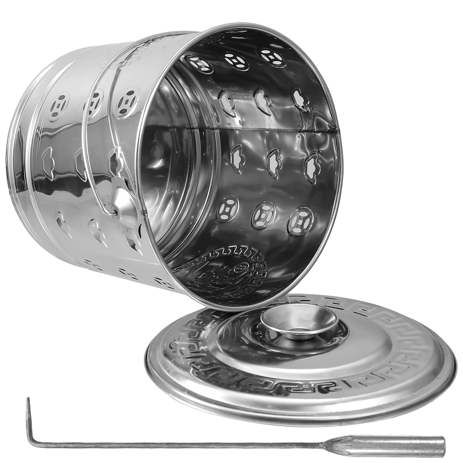 

Stainless Steel Incinerator Money Burn Container Barrel Chinese Paper Garbage Incinerator Burning Barrels for outside Furnace