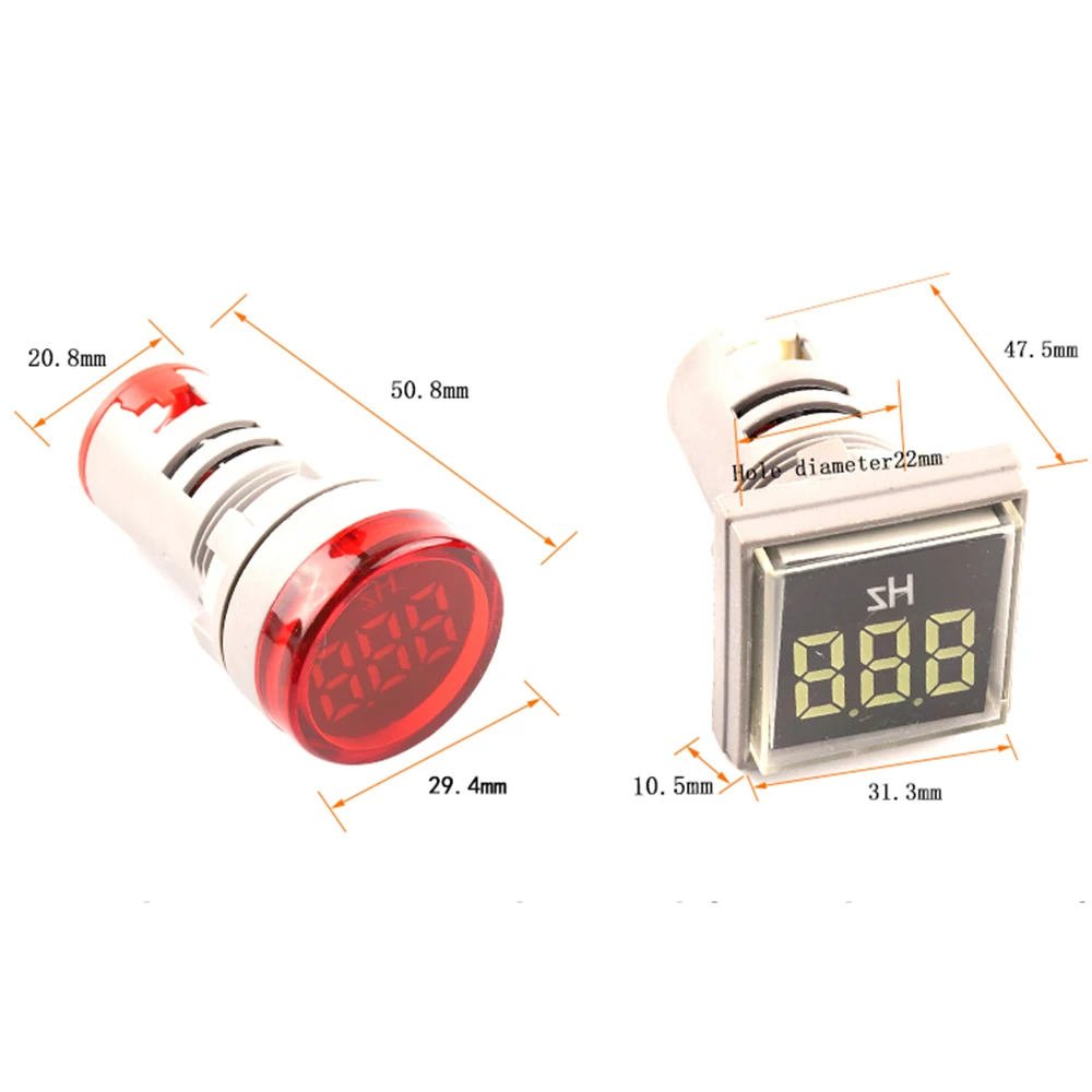 Digital Display Electricity Frequency Meter with 0-99 Hz Range