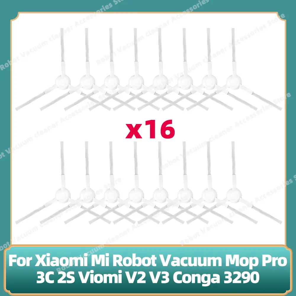 RijPex Saugroboter Zubehör - Seitenbürste & Filter Für Xiaomi & Cecotec
