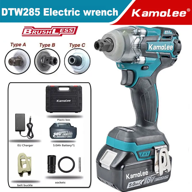 Гайковерт ударный Kamolee, 1/2 нм, дюйма, для ремонта автомобилей и грузовиков