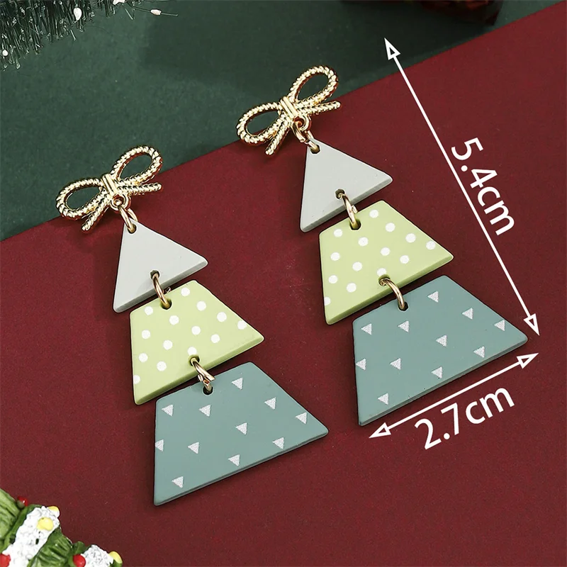 Strass Weihnachten Lange Quaste Drop Ohrringe Haken Für Frauen Santa Claus Weihnachten Baum Schneemann Elch Schneeflocke Baumeln Ohrring Geschenke – Detail 5