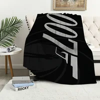 Special J-James B-Bonds Agent Suspense Blanket Travel And Gift Comfort Soft Plush Suitable For Sofa Living Room Office Bedroom 2