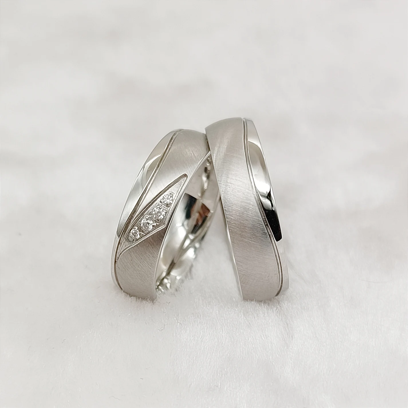 Fede Da Uomo Matrimonio 2 Ct Taglio Tondo Creata In - Foto 3