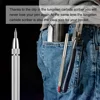 JUSTINLAU Double Ended Carbide Scribing Pen Metal Wood Glass Tile Cutting Marker Pencil For Metalworking Woodworking Hand Tools 6