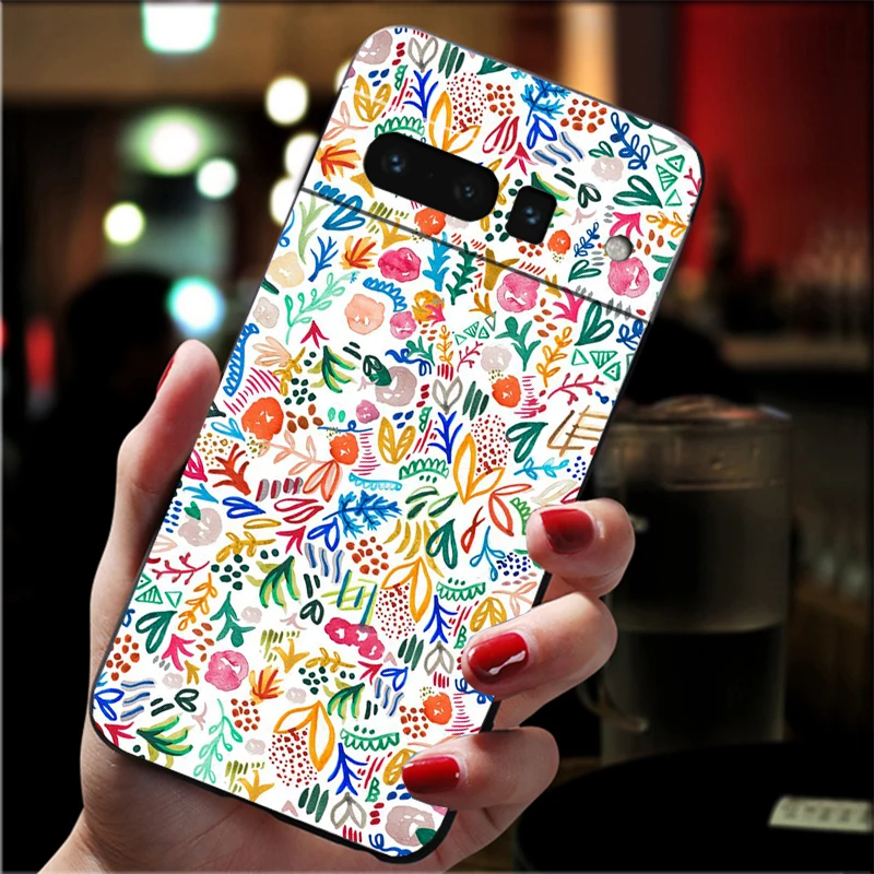 Charming Floral Design Phone Case