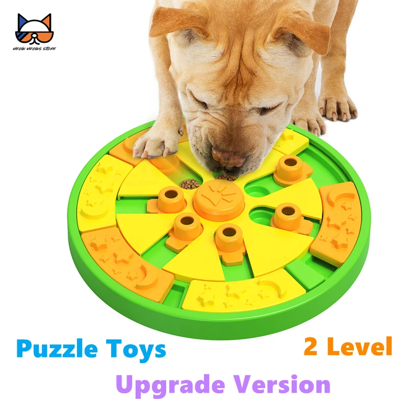 DogPuzzleToysMazeSlowFeederInteractivePuppyIQTrainingGameToysFoodDispenserBowl