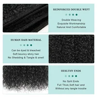 Extensions de cheveux humains brésiliens naturels ondulés (Water Wave) de 24, 26, 28 pouces, bouclés profonds, pour femmes noires, vente en gros 5