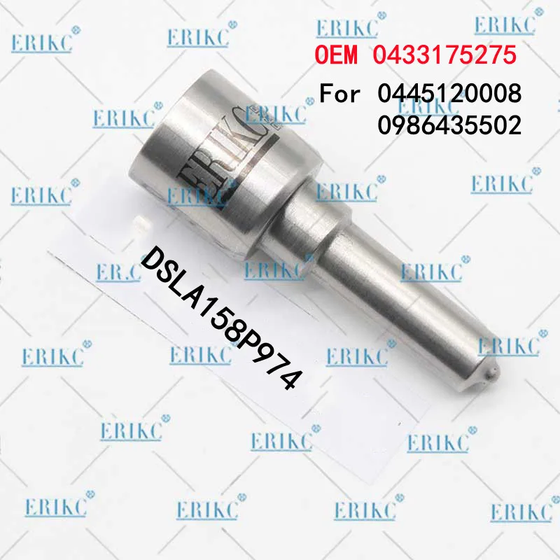 

ERIKC DSLA158P974 Fuel Injector Parts Nozzle DSLA 158 P974 OEM 0 433 175 275 For 0 445 120 008 0 986 435 502