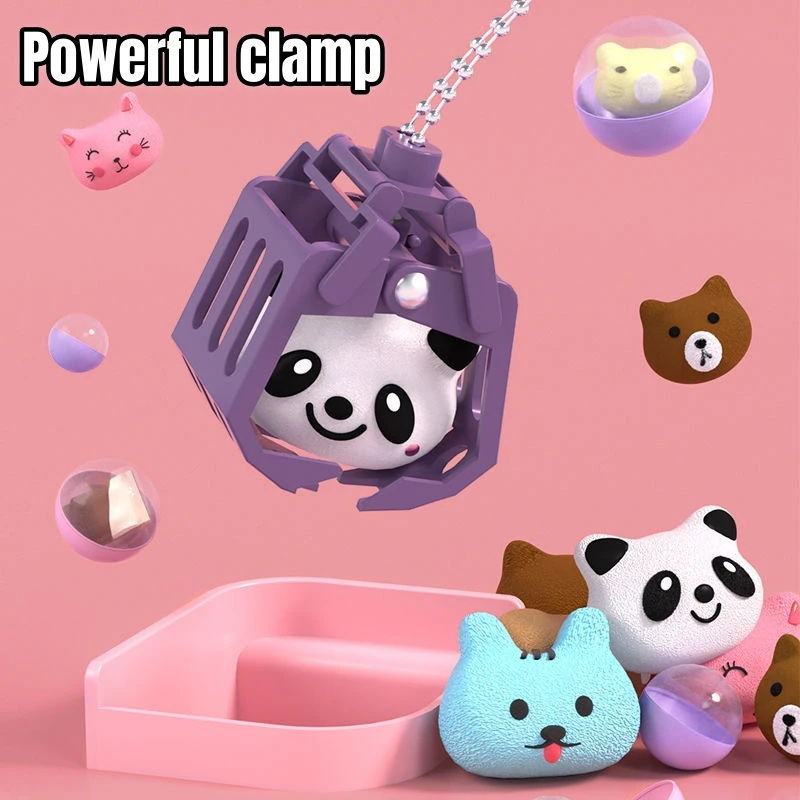 Mini Claw Arcade Crane Machine Toys for Kids DIY Gashapon Plush Prizes Vending Dolls Machines Children Birthday Christmas Gifts 4
