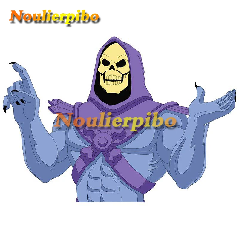 

Creativite He Man Masters of The Universe Skeleton Decal Waterproof Vinyl Glass Door Trolley Case Personality Car Sticker