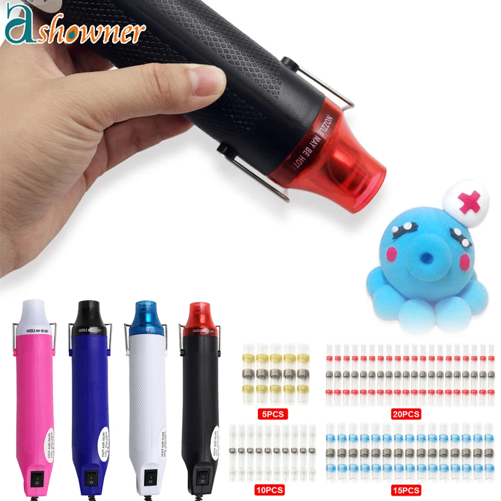 220V Hot Air Gun DIY Soldering Temperature Blower Gun Electric Power Hot Dryer Mini Heat For Crafts Shrink Tubing Car Wrap hot air gun heat gun mini hot air gun