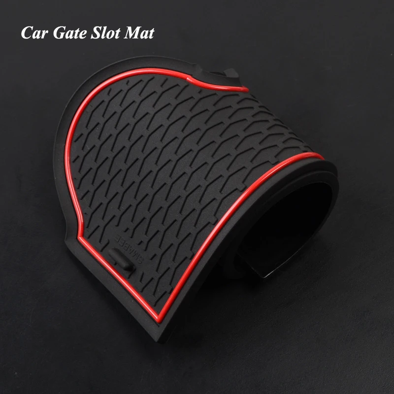 

Anti-Slip Gate Slot Mat Rubber Coaster For Mitsubishi Lancer 2008-2016 Ralliart EVO X Galant Fortis Door Groove Pad Accessories