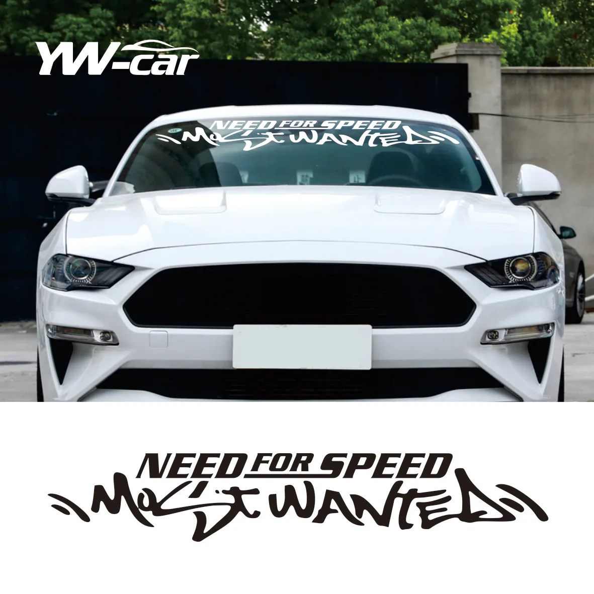 

Need for Speed Most Wanted Car Windshield Sticker Decal JDM SUV Racing Sport Auto Vehicle Vinyl Decor