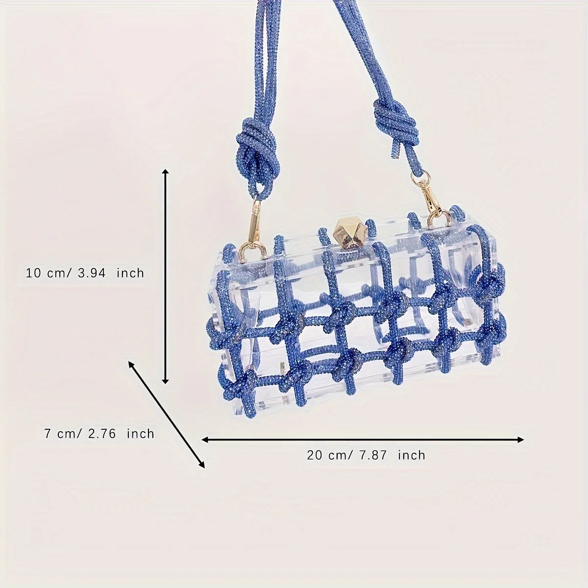 Mini Transparent Evening Bag Elegant Dinner Clutch Purse Formal Banquet Handbag Acrylic Underarm Bags For Wedding Party Prom