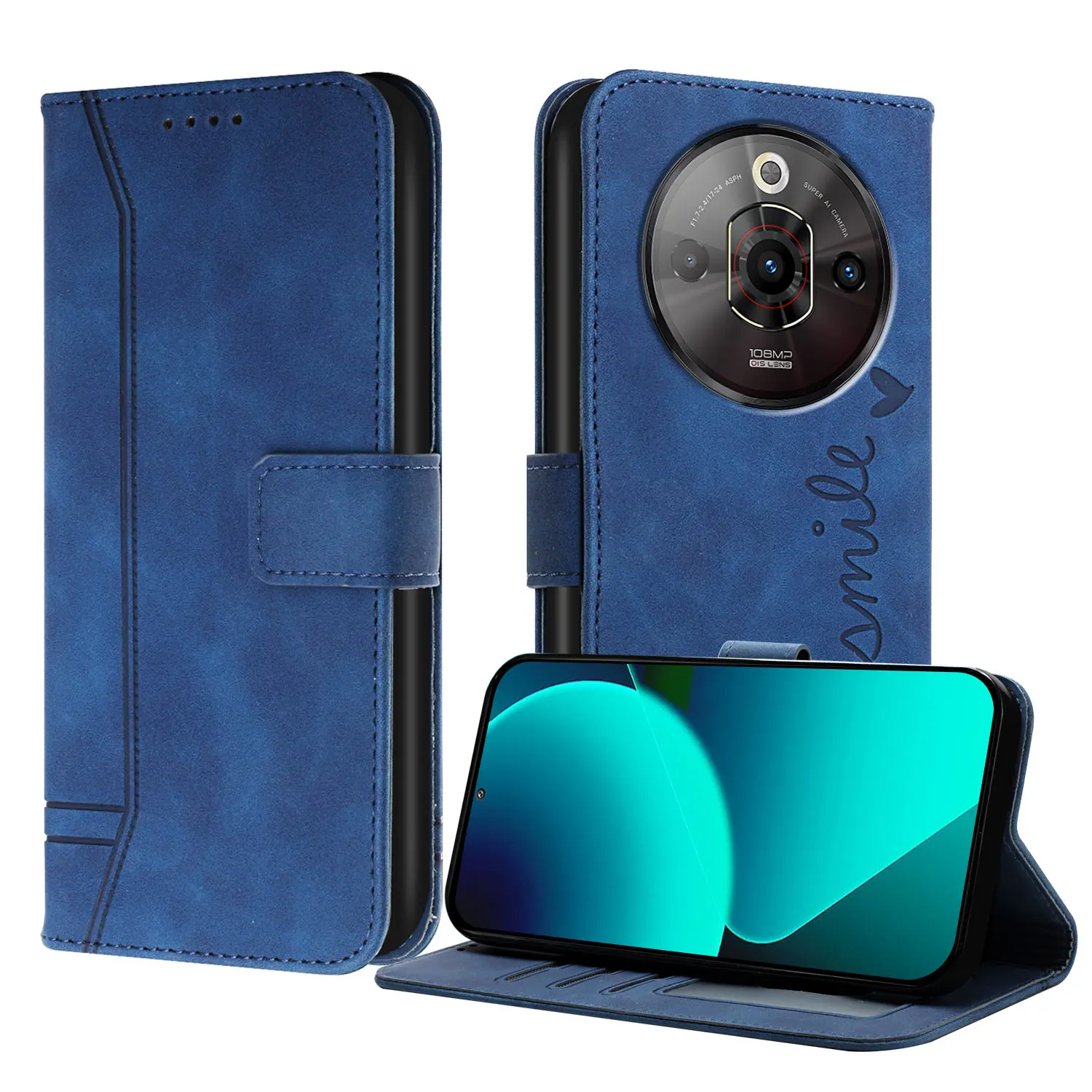 Luxury Retro Flip Leather Card Phone Case