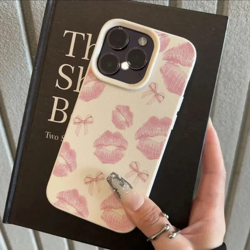 Full Screen Lichee Leather Pattern Shockproof Phone Case