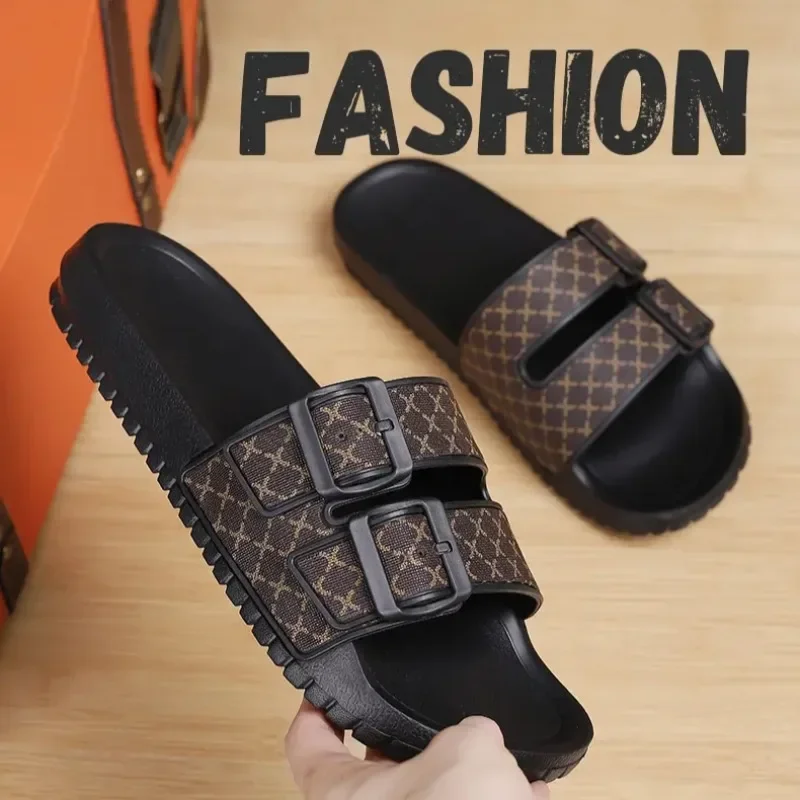 Soft Thick Sole Boken Shoes Summer Outwear Slippers for Men's Matte Cork Boken Sandals Anti Slip Slippers slippers soft slippers summer slippers