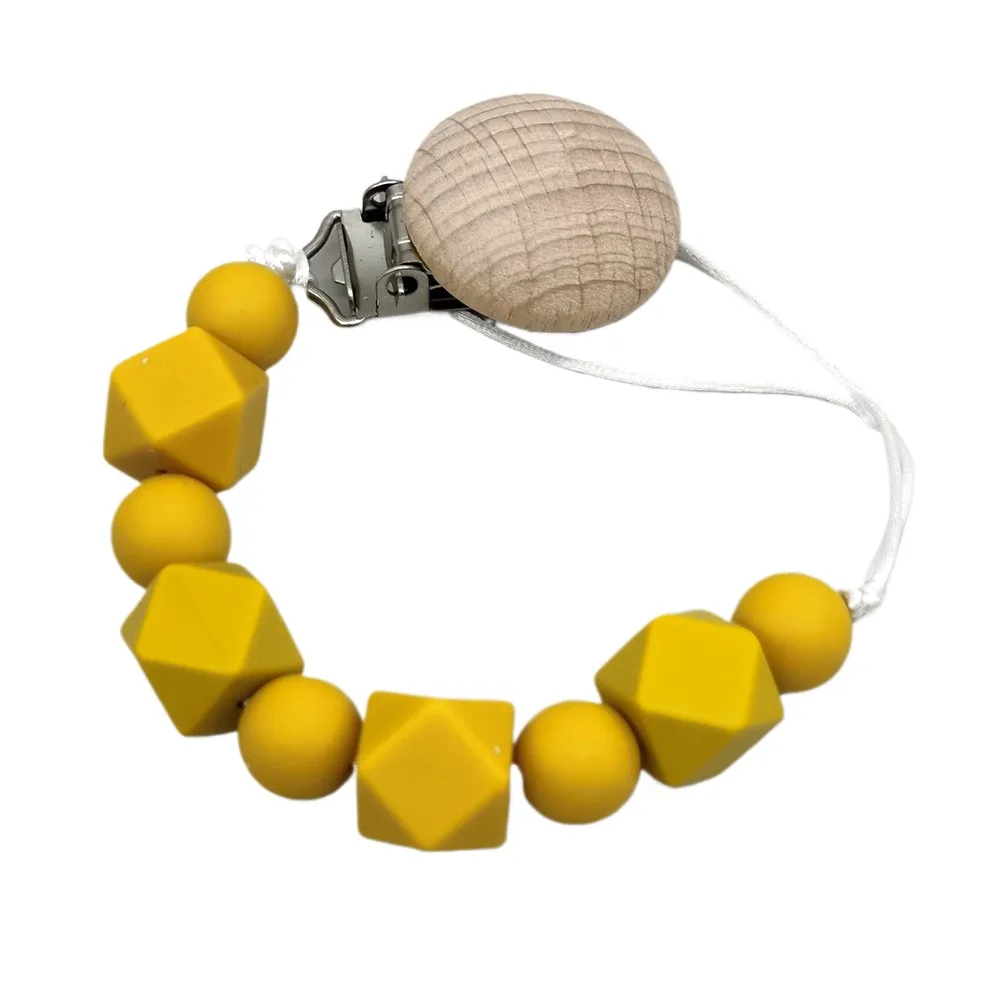 Baby Pacifier Clip for Teething - Chewable Soother Holder