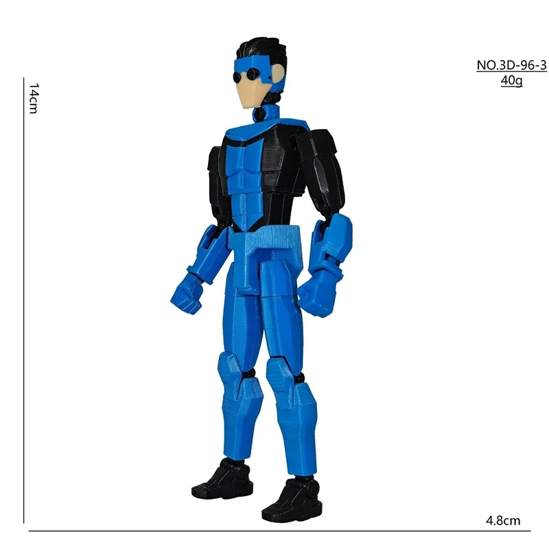3D Printed Superheroes Anime Multi-Jointed Action Figures Ornaments Gifts