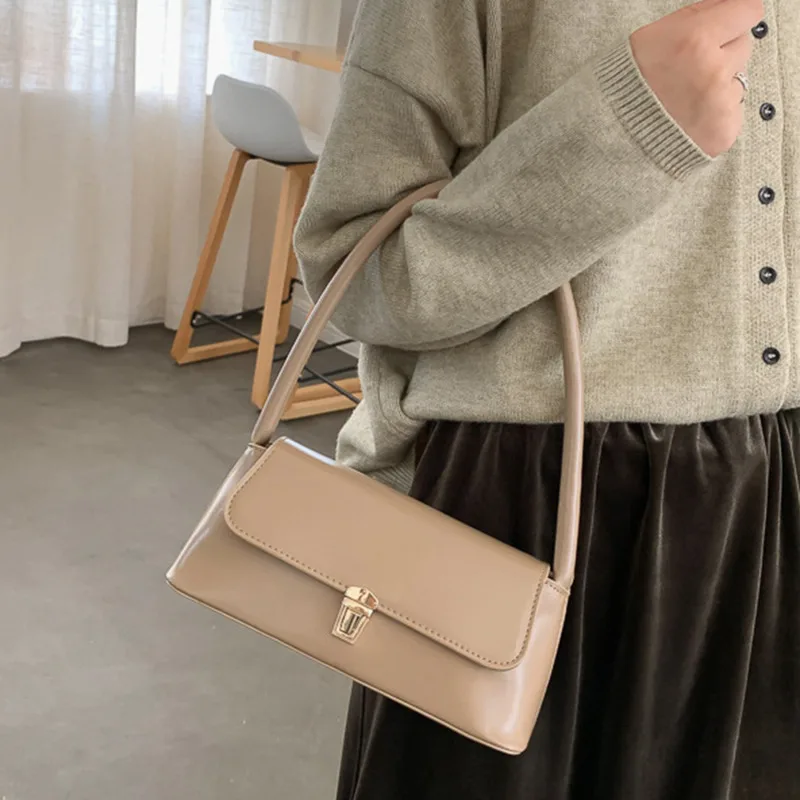 new Crossbody Bags For Women Fashion Design Underarm bag 2024 Woman Shoulder Bag Female Handbag Solid Color Purses Tote package