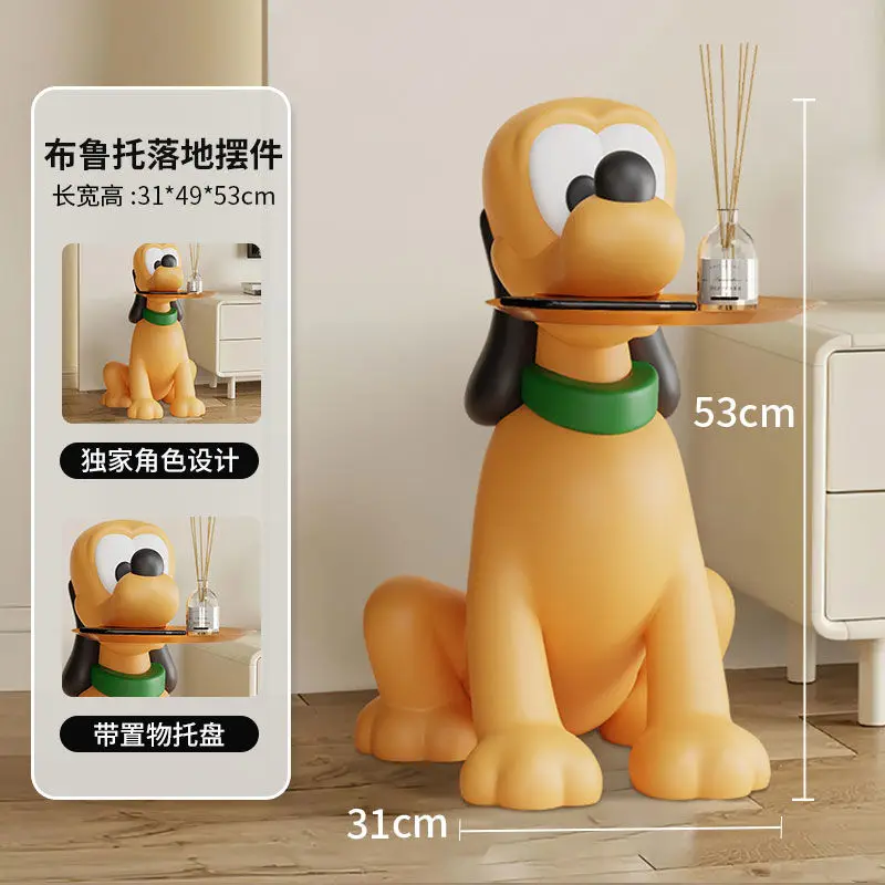 High-end Light Luxury Puppy Shape Side Table Cartoon Floor Ornaments Cute Table Animal Floor Large Ornaments 4