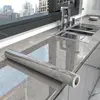 40cm Marble Kitchen Oil-Proof Film Stove Waterproof Self-Adhesive Wallpaper Countertop Cabinet Renovation Tile Wall Stickers 6