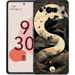 Luxury Japanese Samurai Art Phone Case - Black Soft TPU Cover - Pixel 9A (A1)