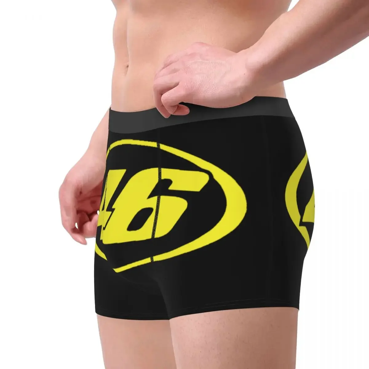 Rossi 46 Novelty Boxer Shorts Printed Custom Boxer Shorts Breathable Underwear Women's Underwear