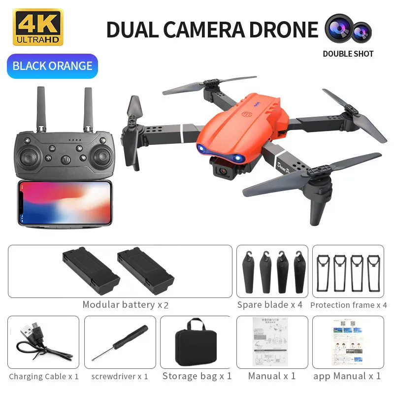 ตัวเลือกสินค้า โดรนพับได้ 4K กล้อง FPV บันทึกวิดีโอคุณภาพสูง