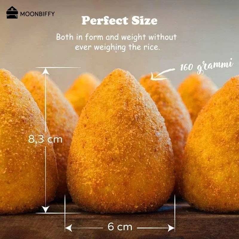 Arancini Maker Sushi Tool DIY Handmade Bento Rice Ball Plastic Mould Homemade Italian Food Meat Ball Mold Kitchen Accessories