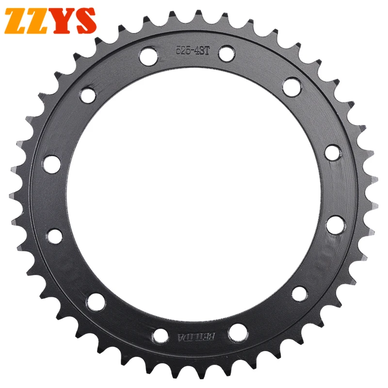 

525-43T 525 43T 43 Tooth Rear Sprocket Gear Staring Wheels Cam For Honda CB1000 CB1000R CB1000RA CB 1000 R/RA ABS SC60A/C 08-16