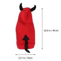 Pet Transformation Costume Men Apparel Winter Clothes Halloween Dog Supplies Drawstring Bag Man 5