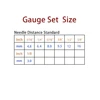 JUKI MS-1261-B MS-1260 Gauge Set 3-Needle Double Chainstitch Crank Arm Needle PlateFeed-Dog Presser Foot Needle Clamp Kit 4
