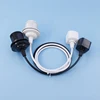 Track Light Aluminum Rail Track Hanging Lamp E27 Lamp Kitchen Lighting Loft Dining Room Restaurant Lamp LED Bulbs Pendant Lamp 6